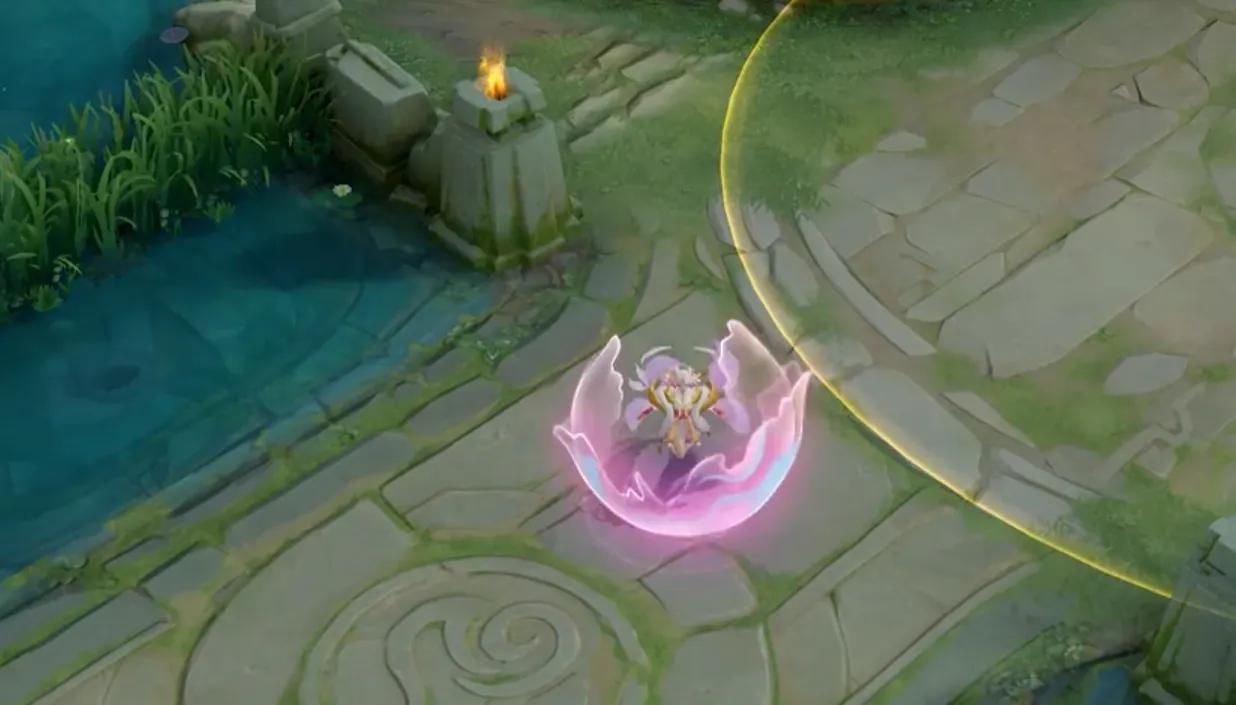 嫦娥6元皮膚拒霜思特效公開，粉色少女心爆棚，這誰能拒絕購買